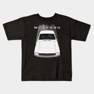 Ford Mustang Fastback 1968 - White Kids T-Shirt